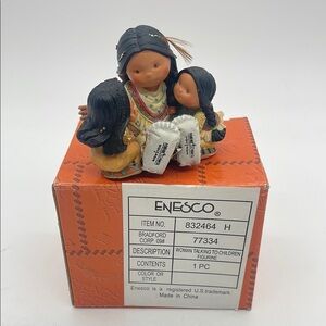 Enesco Friends of the Feather - Woman Talking to Children